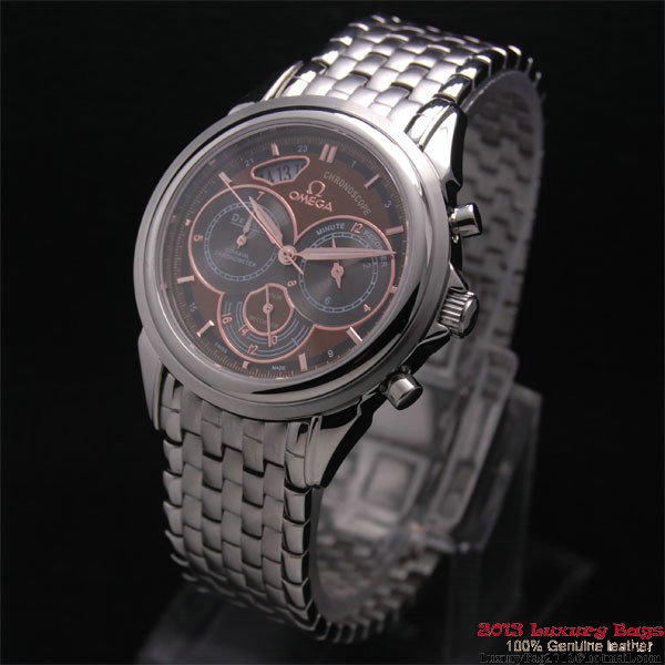 OMEGA DE VILLE CO-AXIAL CHRONOSCOPE Steel on Steel Strap OM77414