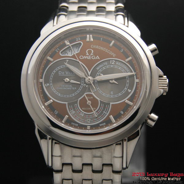 OMEGA DE VILLE CO-AXIAL CHRONOSCOPE Steel on Steel Strap OM77415