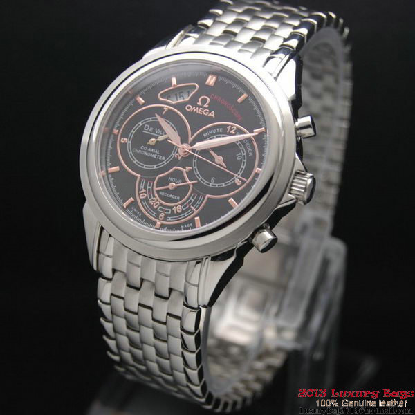 OMEGA DE VILLE CO-AXIAL CHRONOSCOPE Steel on Steel Strap OM77416