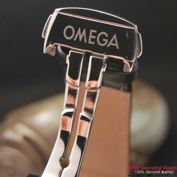 OMEGA DE VILLE CO-AXIAL Chronometer Red Gold on Black Leather Strap OM77506