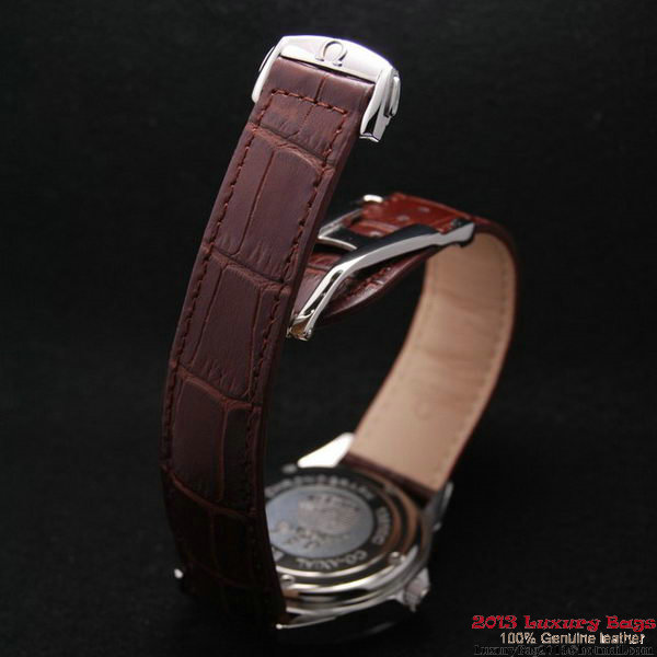 OMEGA DE VILLE Chronometer Red Gold on Brown Leather Strap OM77313