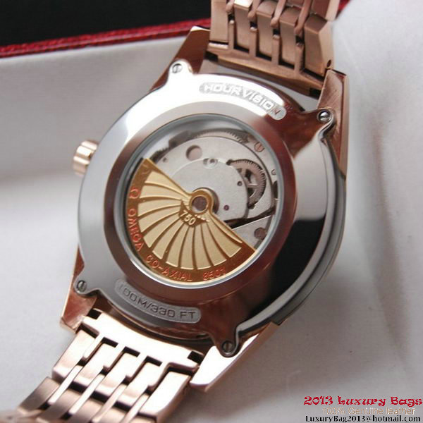 OMEGA DE VILLE Co-AXIAL CHRONOMETER Red Gold on Red Gold Strap OM77027