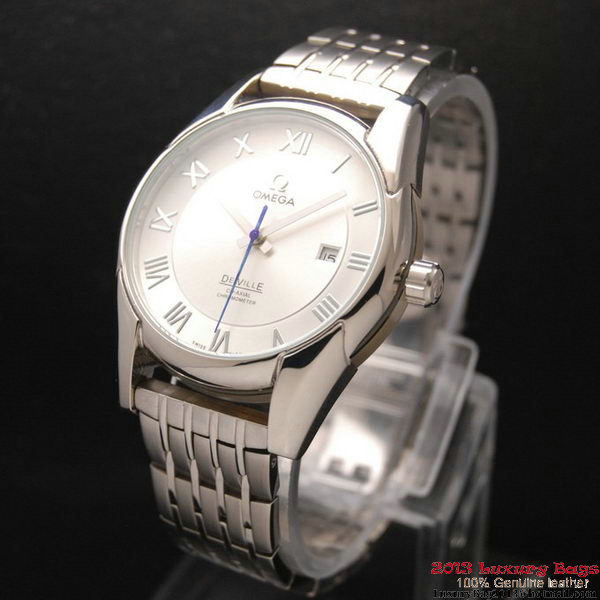 OMEGA DE VILLE Co-AXIAL CHRONOMETER Steel on Steel Strap OM77013