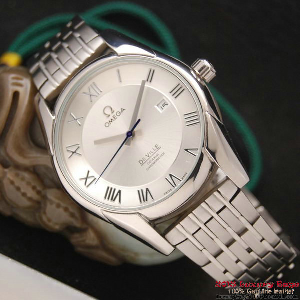 OMEGA DE VILLE Co-AXIAL CHRONOMETER Steel on Steel Strap OM77013