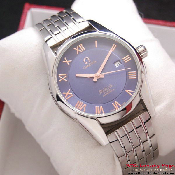 OMEGA DE VILLE Co-AXIAL CHRONOMETER Steel on Steel Strap OM77014