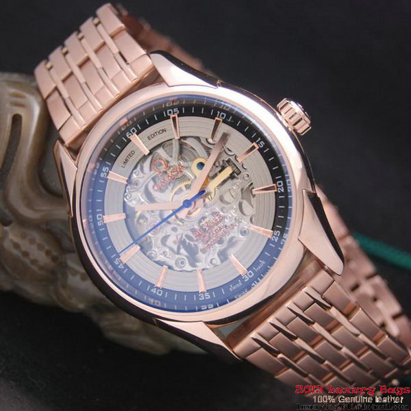 OMEGA DE VILLE Tourbillon Watches Red Gold on Red Gold Steel Strap Om7020