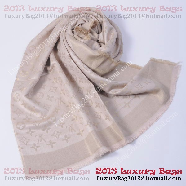 Louis Vuitton Scarves Cotton WJLV092 Apricot&Gold