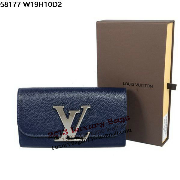 Louis Vuitton M58176 RoyalBlue Vivienne LV Long Wallet