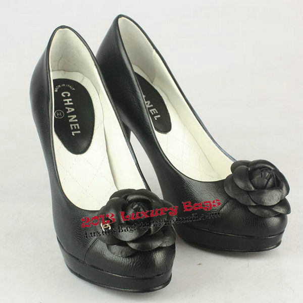 Chanel Sheepskin Leather Pump CH0937 Black