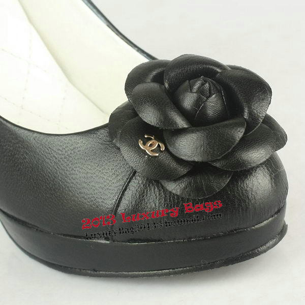 Chanel Sheepskin Leather Pump CH0937 Black