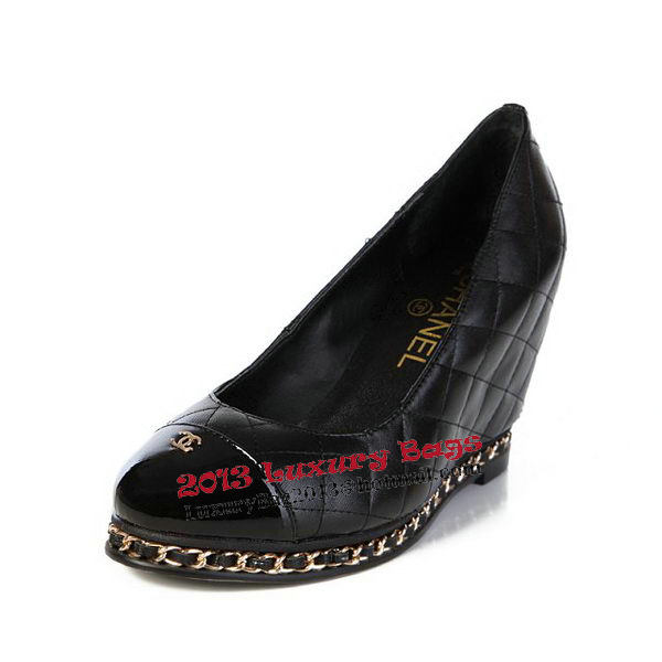 Chanel Sheepskin Leather Pump CH0939 Black