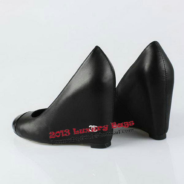 Chanel Sheepskin Leather Pump CH0940 Black