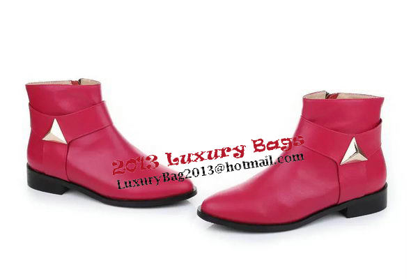 Valentino Sheepskin Leather Ankle Boot VT201 Rose