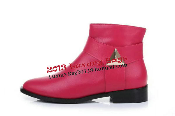 Valentino Sheepskin Leather Ankle Boot VT201 Rose