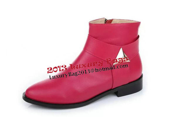 Valentino Sheepskin Leather Ankle Boot VT201 Rose