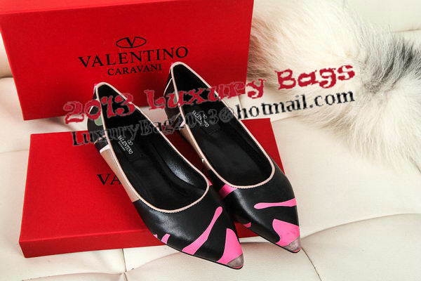 Valentino Sheepskin Leather Flat VT332YZM Rose