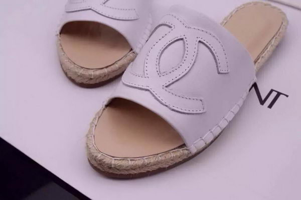 Chanel Espadrilles Slippers CH1058LRF White