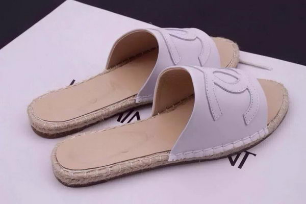 Chanel Espadrilles Slippers CH1058LRF White