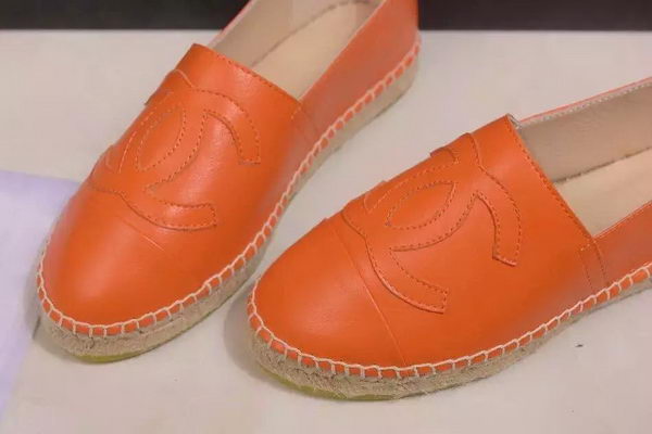 Chanel Leather Toe Flat CH1015LRF Orange