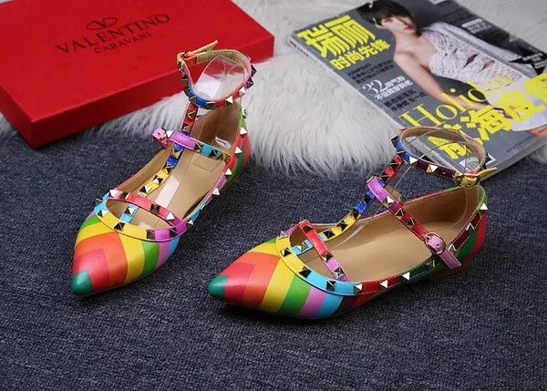 Valentino Multicolour Leather Flat VT370YZM