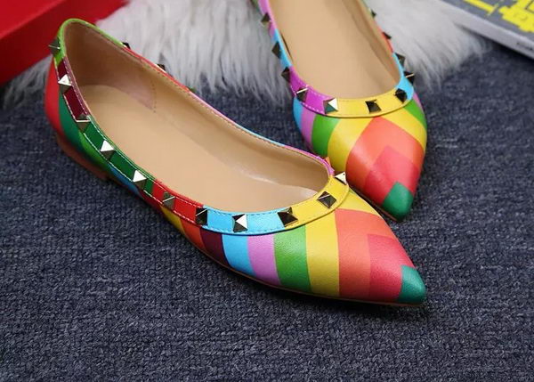 Valentino Multicolour Leather Flat VT371YZM