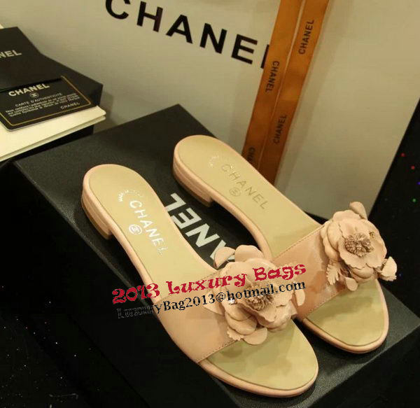 Chanel Espadrilles Slippers CH1064 Apricot