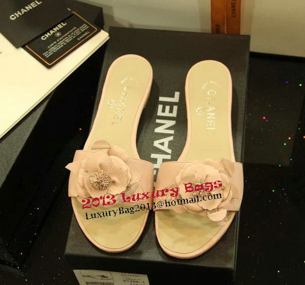 Chanel Espadrilles Slippers CH1064 Apricot