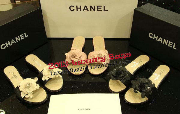 Chanel Espadrilles Slippers CH1064 Apricot