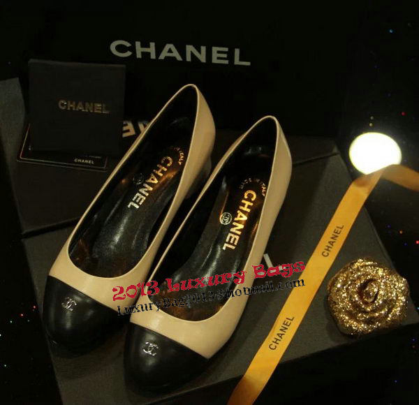 Chanel Sheepskin Leather Pump CH1079 Apricot