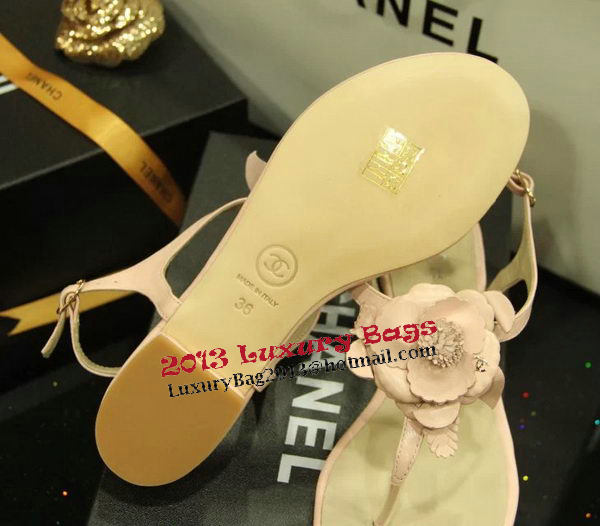 Chanel Sheepskin Leather Sandals CH1067 Pink