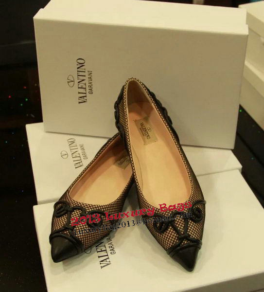 Valentino Point-Toe Ballerina VT405CK Apricot