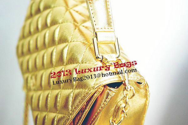 Chanel Shopper Tote Bags Sheepskin Leather CHA62882 Gold