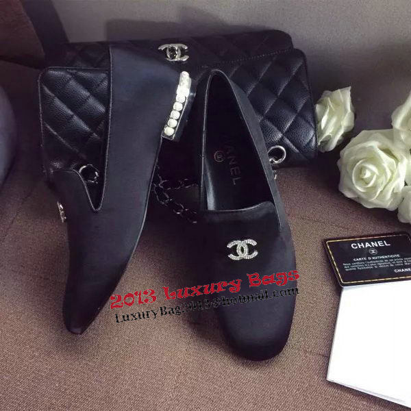 Chanel Flat Canvas CH1277VT Black