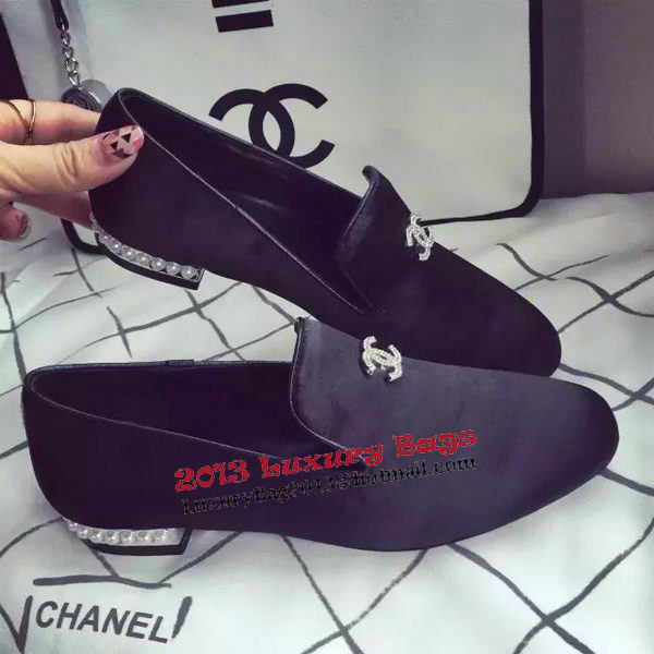 Chanel Flat Canvas CH1277VT Black