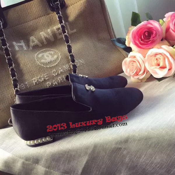 Chanel Flat Canvas CH1277VT Black