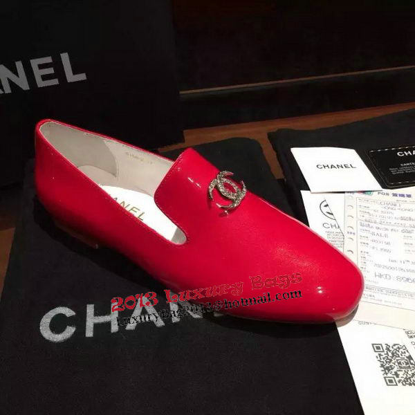 Chanel Flat Patent CH1292VT Red