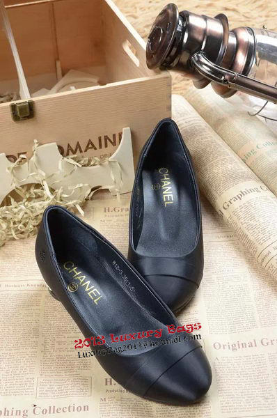 Chanel Pump Canvas CH1200YF Black