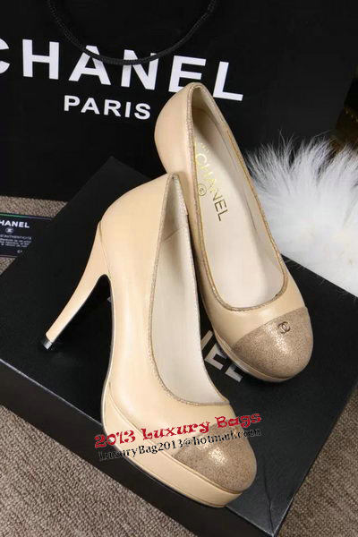 Chanel Pump Sheepskin Leather CH1288T Apricot