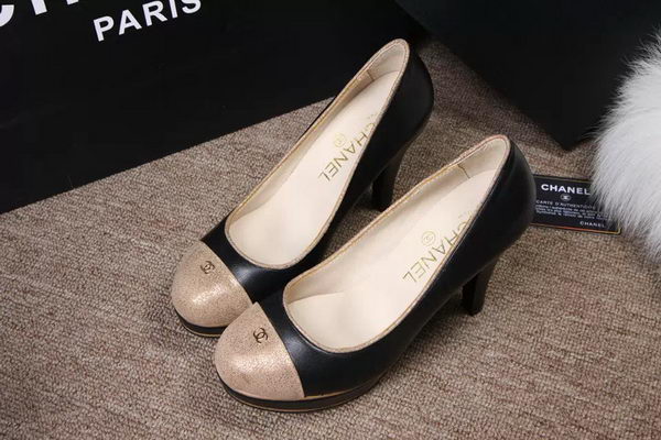 Chanel Pump Sheepskin Leather CH1288T Black