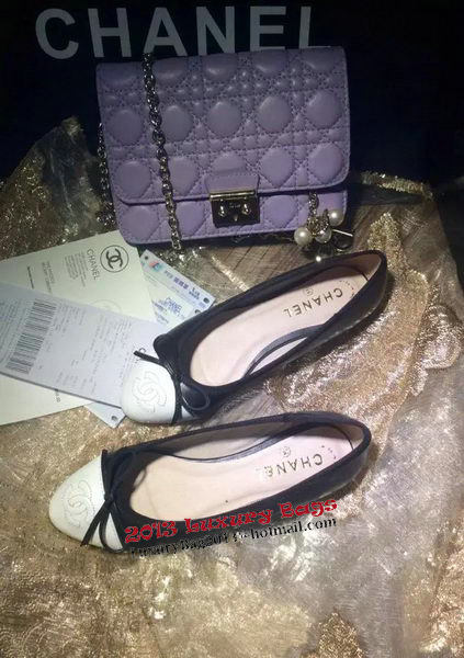 Chanel Sheepskin Ballerina CH1096LJD Black&White