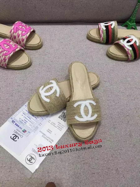 Chanel Slipper CH11228LRF Apricot