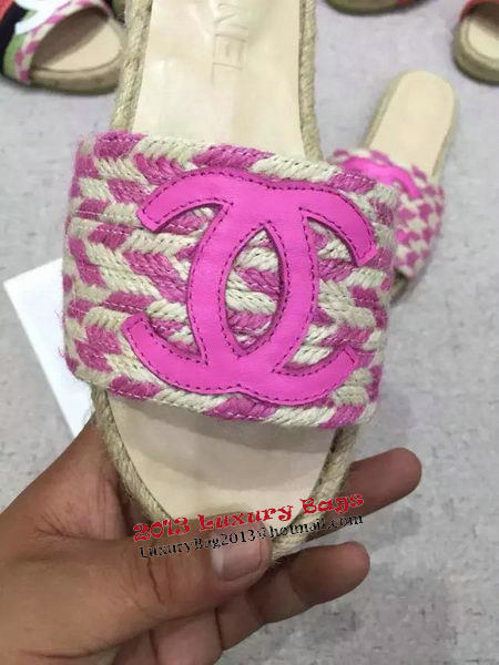 Chanel Slipper CH11228LRF Rose