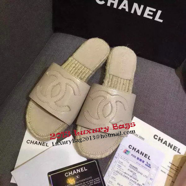 Chanel Slipper CH11241LRF Apricot