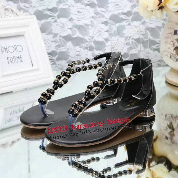 Chanel Thong Sandal CH1211YZM Black