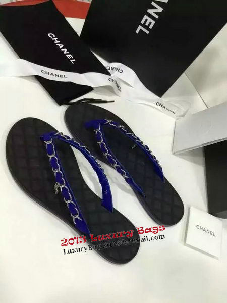 Chanel Thong Sandal CH1213TZ Blue