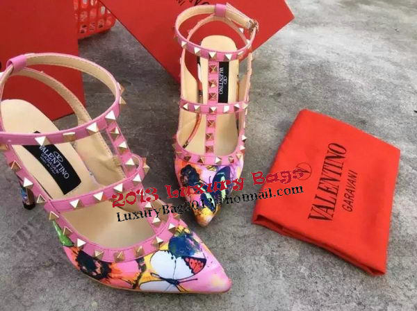 Valentino Calfskin Leather Pump VT511 Rose