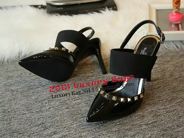 Valentino Canvas Pump VT456 Black