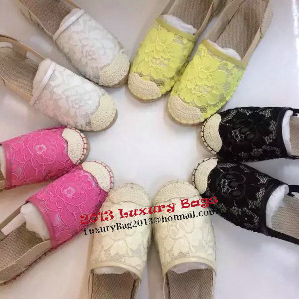 Valentino Sandals Lace VT541 Yellow