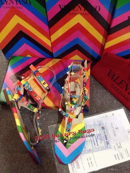 Valentino Sandals Leather VT424 Multicolour