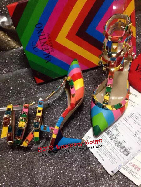 Valentino Sheepskin Leather 65mm Pump VT431 Multicolour